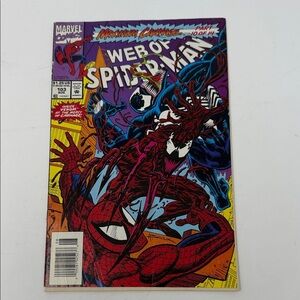 Marvel Web of Spider-Man Comic Book 103 cover